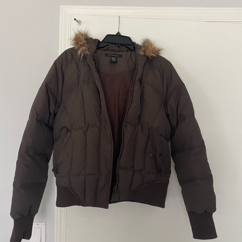Brown Calvin Klein Jeans Winter Jacket XL